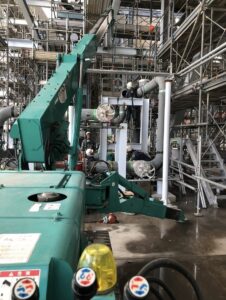 製鉄所配管敷設