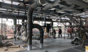 製鉄所配管敷設